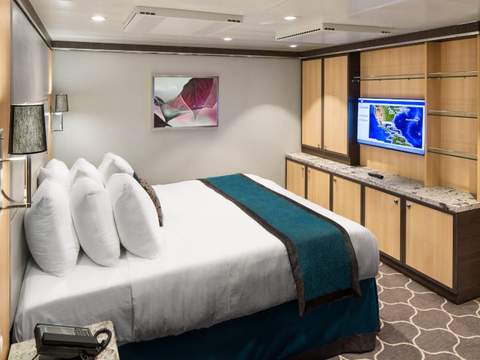 Harmony of the Seas Spacious AquaTheater Suite Large Balcony - 2 Bedroom (A1) bedroom, photo 3 of 3