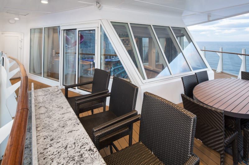 Harmony of the Seas Spacious AquaTheater Suite Large Balcony - 2 Bedroom (A1) balcony, photo 4 of 4