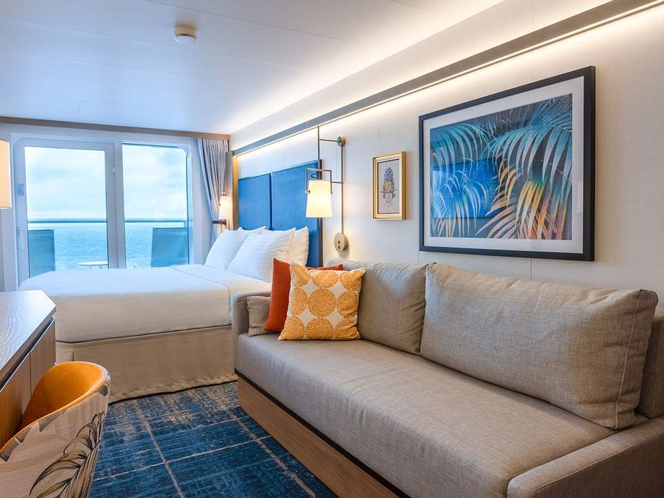 Hero of the Seas Ocean View Balcony (D2) cabin, photo 1 of 4 Hero of the Seas Ocean View Balcony (D2) cabin, photo 1 of 4