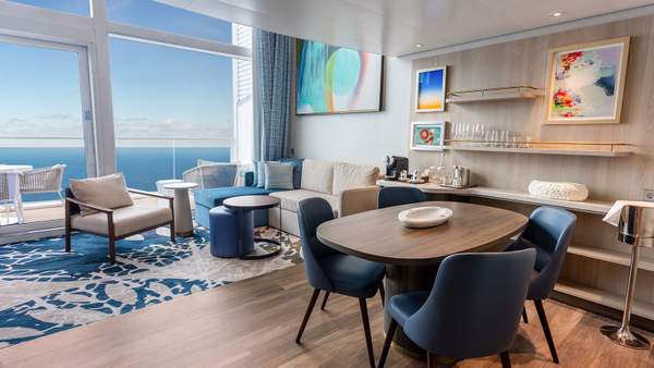 Legend of the Seas Icon Loft Suite (IL) living area, photo 1 of 4
