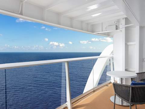 Legend of the Seas Sunset Junior Suite (JT) balcony