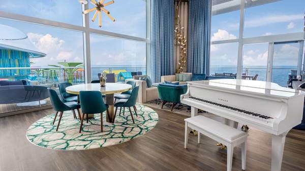 Legend of the Seas Royal Loft Suite (RL) dining area