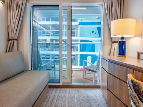Icon of the Seas Surfside Family View Balcony (H3) cabin, photo 2 of 5