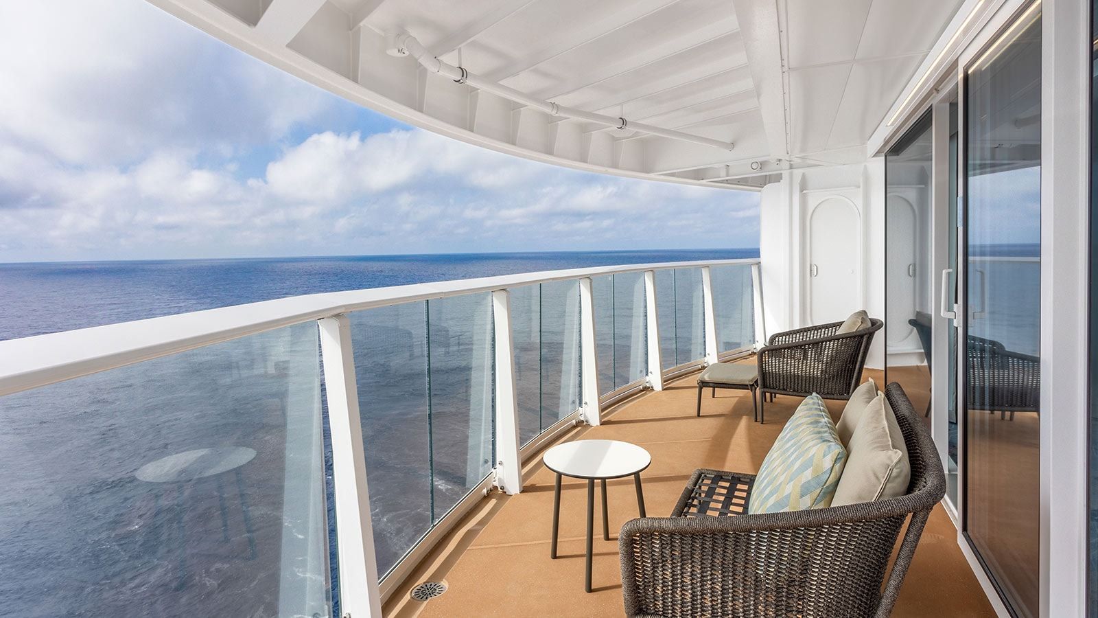 Icon of the Seas Sunset Corner Suite (SN) balcony, photo 2 of 3