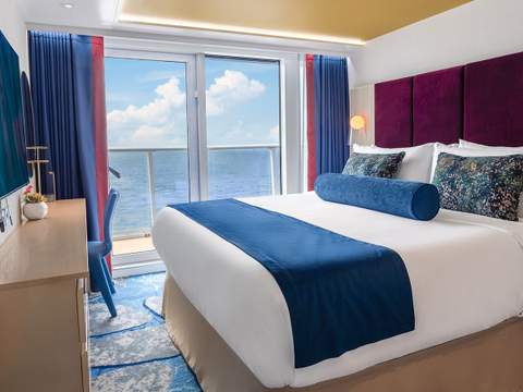 Icon of the Seas Ultimate Family Townhouse (UL) bedroom, photo 1 of 4