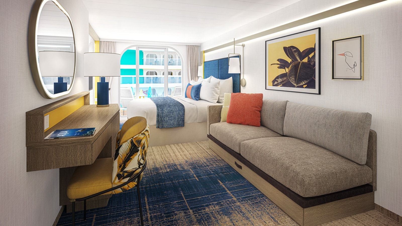 Icon of the Seas Surfside Family View Balcony (H3) cabin, photo 5 of 5