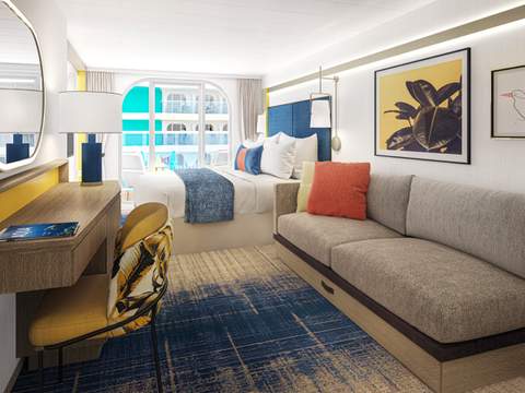 Icon of the Seas Surfside Family View Balcony (H3) cabin, photo 5 of 5