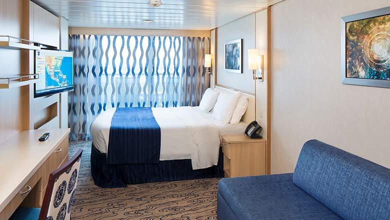 Independence of the Seas Spacious Ocean View Balcony (3B) cabin, photo 1 of 2