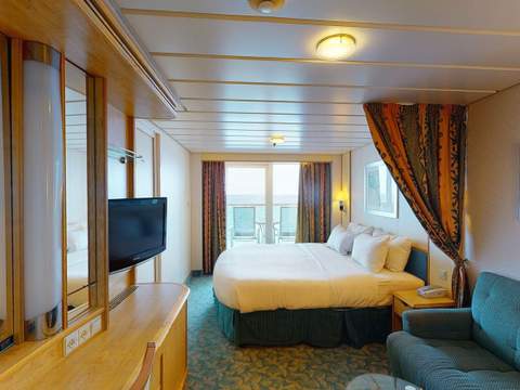 Independence of the Seas Ocean View Balcony (1D) cabin, photo 4 of 4 Independence of the Seas Ocean View Balcony (1D) cabin, photo 4 of 4