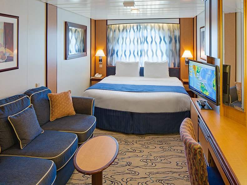 Representative photo: Jewel of the Seas Ocean View cabin Representative photo: Jewel of the Seas Ocean View cabin