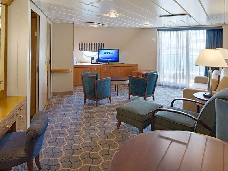 Jewel of the Seas Owner's Suite - 2 Bedroom (OT) living area, photo 1 of 4 Jewel of the Seas Owner's Suite - 2 Bedroom (OT) living area, photo 1 of 4