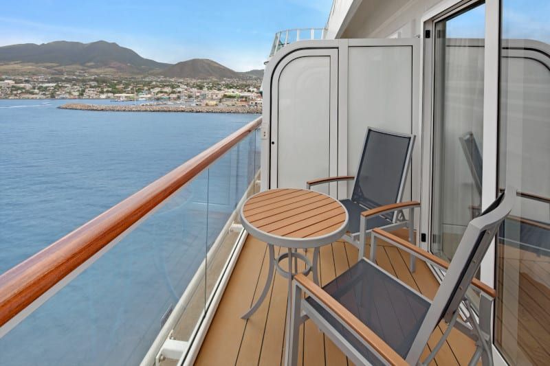 Jewel of the Seas Spacious Ocean View Balcony (4B) balcony, photo 2 of 2
