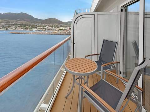 Jewel of the Seas Spacious Ocean View Balcony (4B) balcony, photo 2 of 2