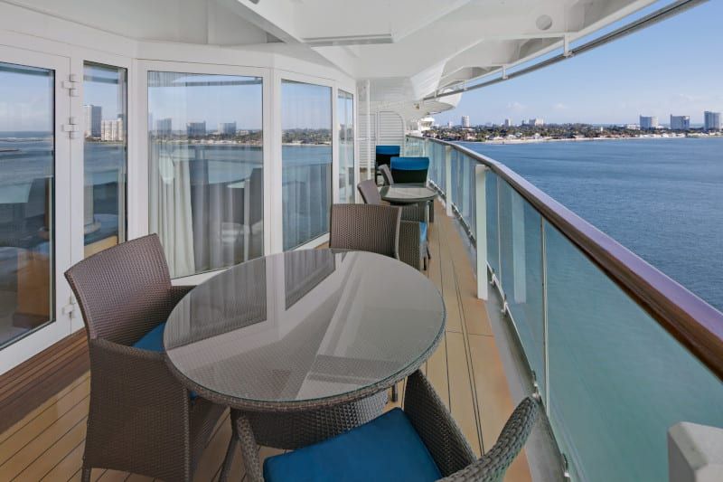 Jewel of the Seas Royal Suite - 1 Bedroom (RS) balcony