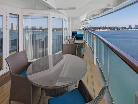 Jewel of the Seas Royal Suite - 1 Bedroom (RS) balcony