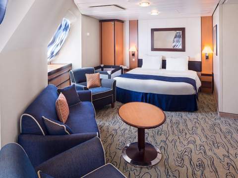 Jewel of the Seas Ultra Spacious Ocean View (1K) cabin, photo 3 of 4 Jewel of the Seas Ultra Spacious Ocean View (1K) cabin, photo 3 of 4