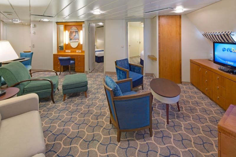 Jewel of the Seas Owner's Suite - 2 Bedroom (OT) living area, photo 4 of 4