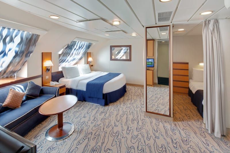 Jewel of the Seas Ultra Spacious Ocean View (1K) cabin, photo 4 of 4