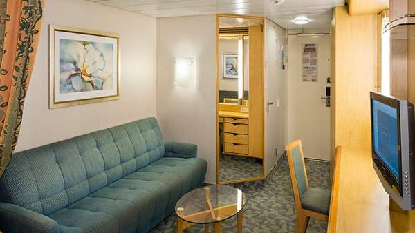 Liberty of the Seas Spacious Ocean View Balcony (3B) cabin, photo 1 of 2