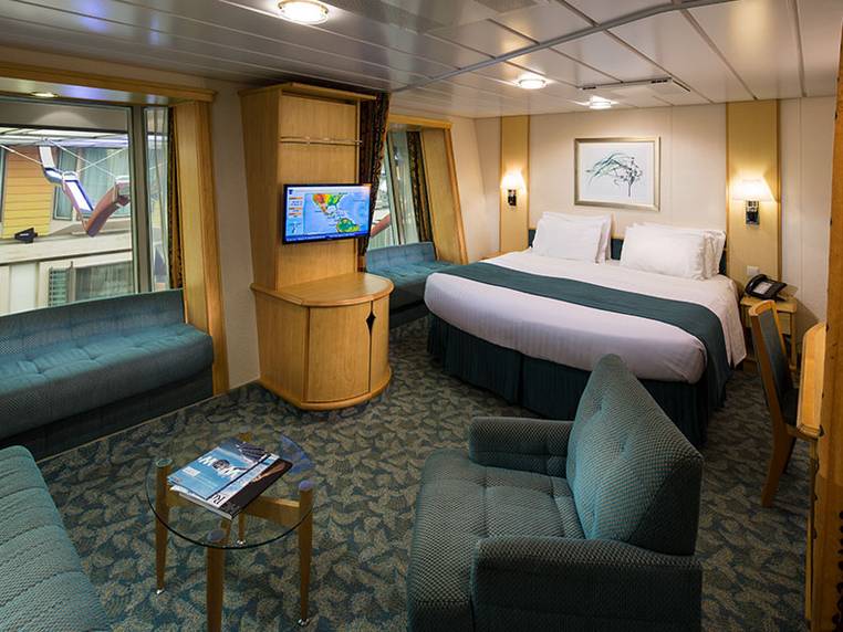 Liberty of the Seas Spacious Promenade View interior (1Q) cabin, photo 1 of 2