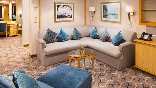 Liberty of the Seas Grand Suite - 2 Bedroom (GT) living area, photo 1 of 2