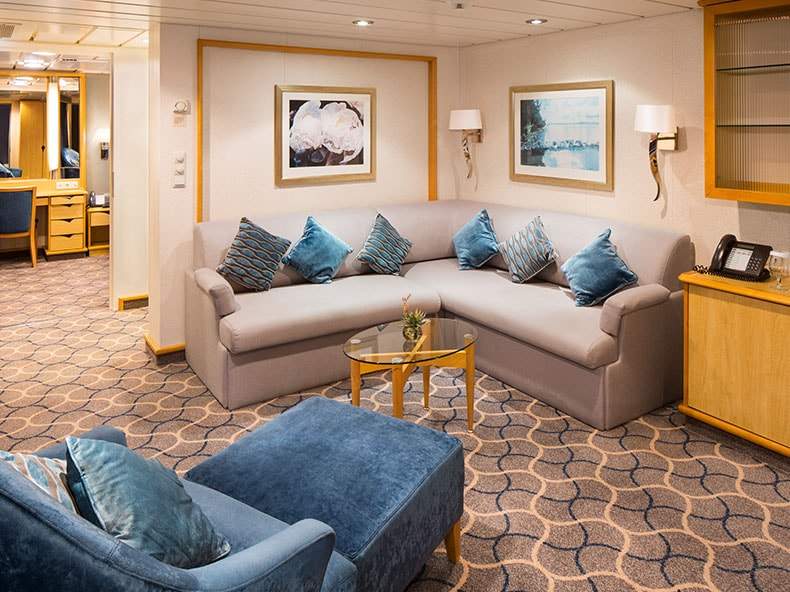 Liberty of the Seas Grand Suite - 2 Bedroom (GT) living area, photo 1 of 3 Liberty of the Seas Grand Suite - 2 Bedroom (GT) living area, photo 1 of 3