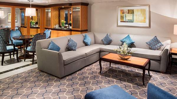 Liberty of the Seas Owner's Suite - 1 Bedroom (OS) living area, photo 1 of 3