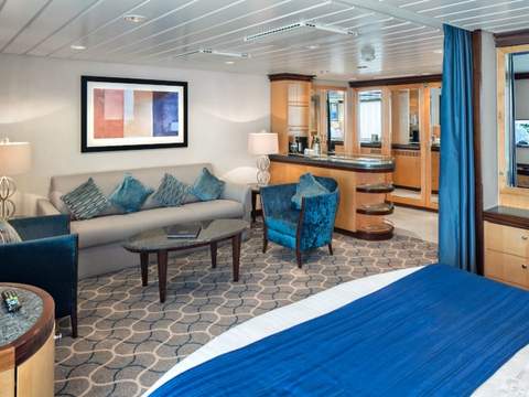 Liberty of the Seas Grand Suite - 1 Bedroom (GS) living area, photo 6 of 6