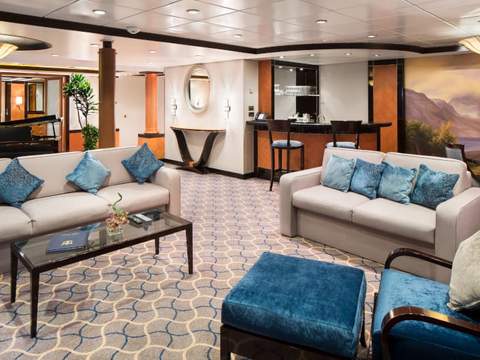 Liberty of the Seas Royal Suite - 1 Bedroom (RS) living area, photo 2 of 3