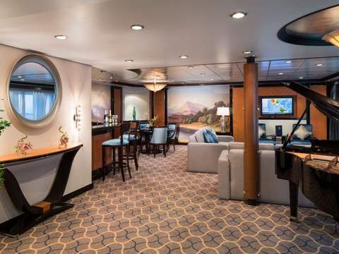 Liberty of the Seas Royal Suite - 1 Bedroom (RS) living area, photo 3 of 3