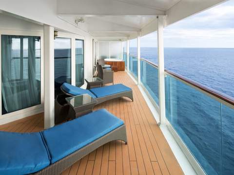 Liberty of the Seas Royal Suite - 1 Bedroom (RS) balcony, photo 2 of 2