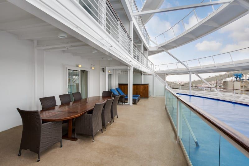 Liberty of the Seas Villa Suite - 4 Bedroom (VS) balcony, photo 1 of 2