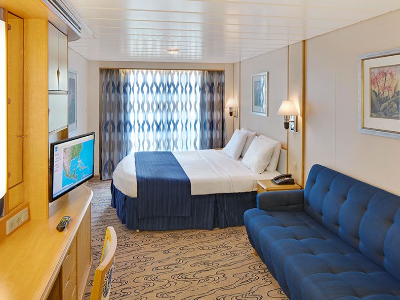 Our spacious Deluxe Ocean View Staterooms offer a spectacular view for a memorable vacation.