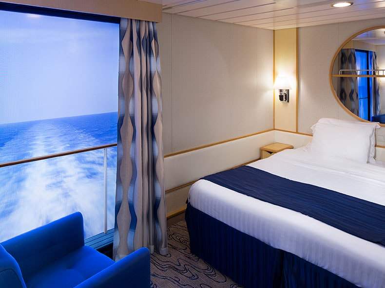 Navigator of the Seas Interior with Virtual Balcony (2U) cabin, photo 1 of 6 Navigator of the Seas Interior with Virtual Balcony (2U) cabin, photo 1 of 6