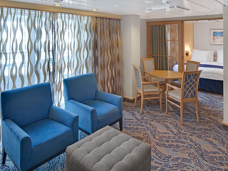Navigator of the Seas Grand Suite - 2 bedroom (GT) living area, photo 1 of 3