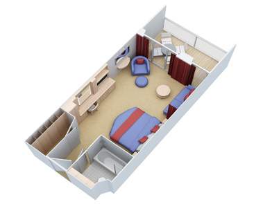 Oasis of the Seas Junior Suite (J4) floor plan Oasis of the Seas Junior Suite (J4) floor plan