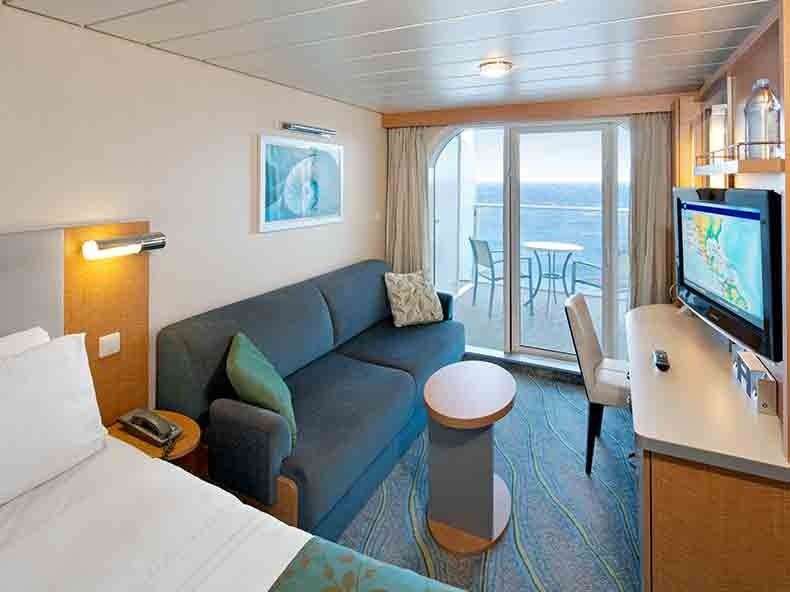 Oasis of the Seas Ocean View Balcony (4D) cabin, photo 1 of 3