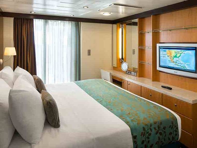 Oasis of the Seas AquaTheater Suite with Large Balcony - 2 Bedrooms (A2) bedroom