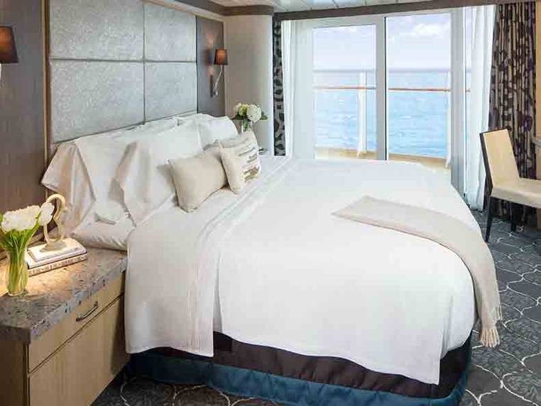 Oasis of the Seas Spacious AquaTheater Suite - 1 Bedroom (A3) bedroom