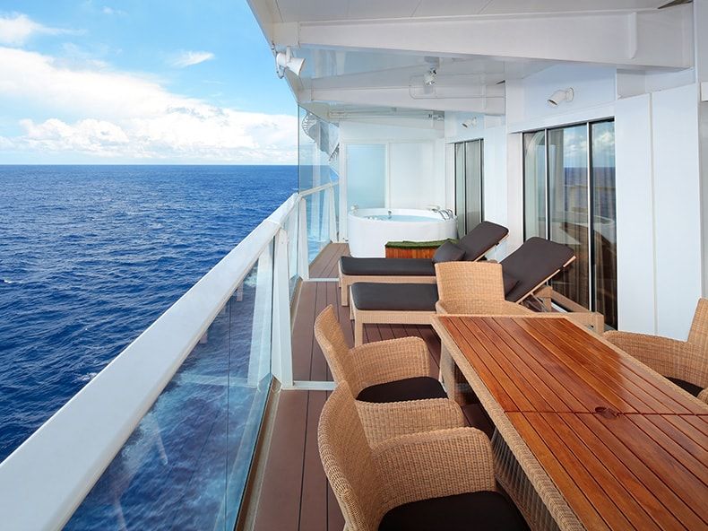 Oasis of the Seas Grand Suite - 2 Bedroom (GT) balcony