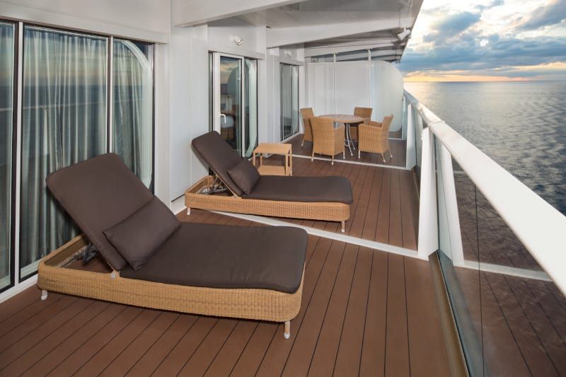 Oasis of the Seas Owner's Suite - 1 Bedroom (OS) balcony
