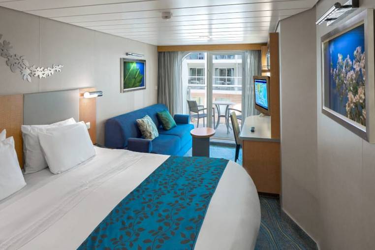 Oasis of the Seas Central Park View Balcony (1J) cabin, photo 3 of 4