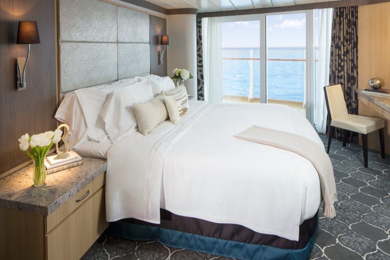 Oasis of the Seas Spacious AquaTheater Suite - 1 Bedroom (A3) bedroom, photo 2 of 4