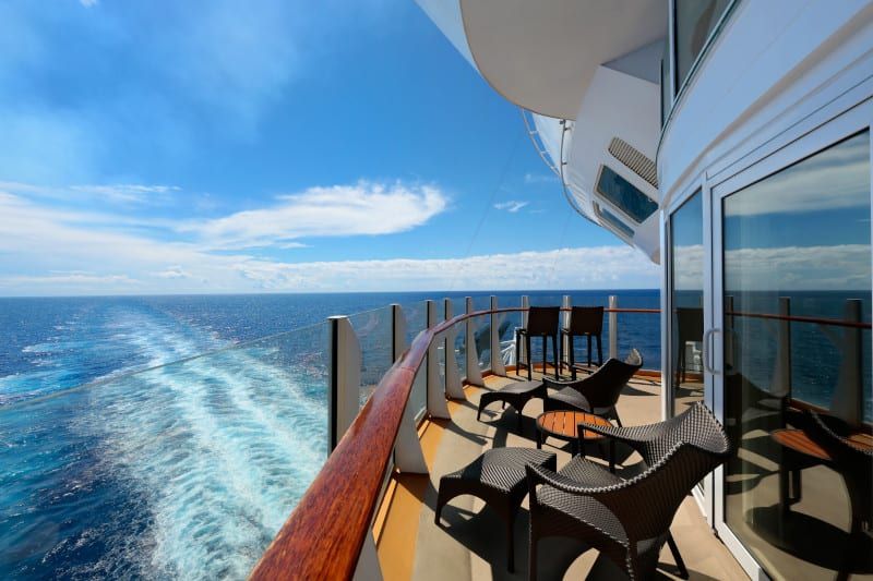Oasis of the Seas Spacious AquaTheater Suite - 1 Bedroom (A3) balcony, photo 2 of 2