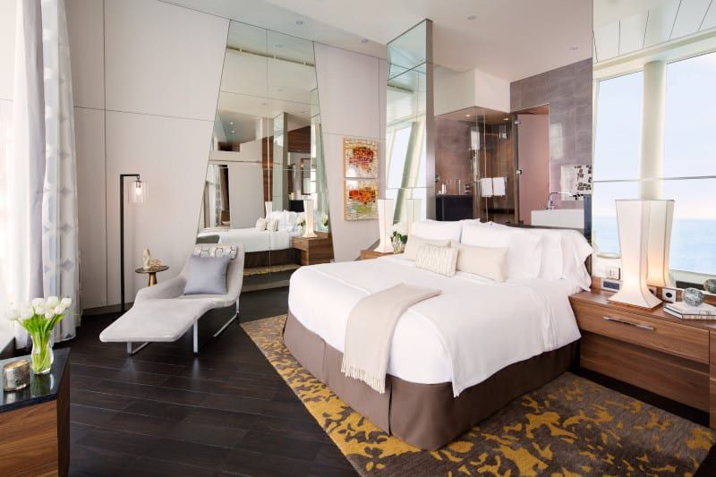 Oasis of the Seas Owner’s Panoramic Suite - 1 Bedroom (OP) bedroom