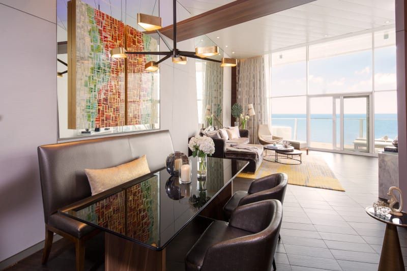 Oasis of the Seas Owner’s Panoramic Suite - 1 Bedroom (OP) dining area, photo 3 of 3