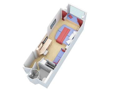 Allure of the Seas Promenade View Interior (2T) floor plan Allure of the Seas Promenade View Interior (2T) floor plan