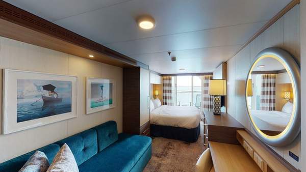 Odyssey of the Seas Ocean View Balcony (4D) cabin, photo 1 of 3
