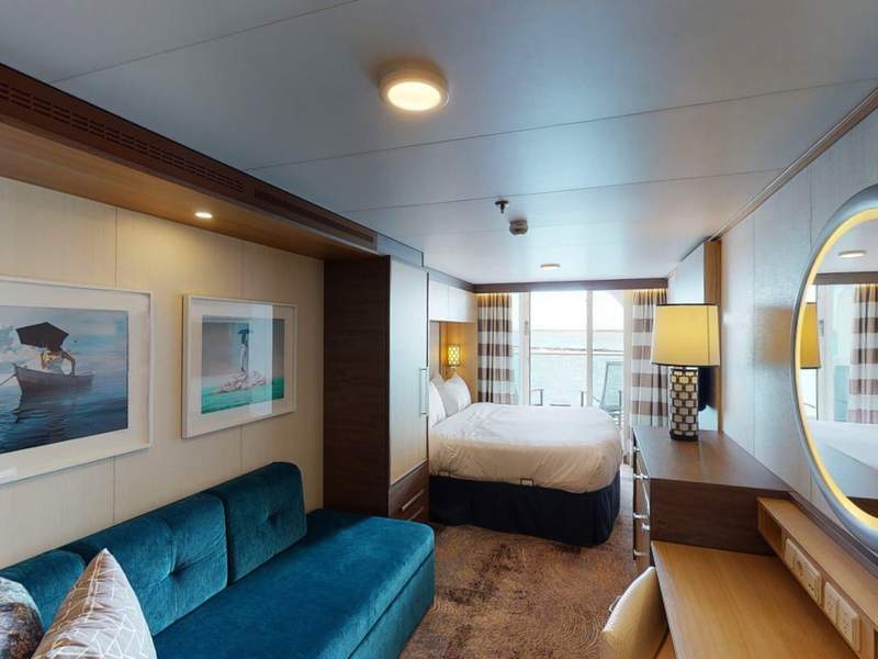 Odyssey of the Seas Ocean View Balcony (4D) cabin, photo 1 of 3 Odyssey of the Seas Ocean View Balcony (4D) cabin, photo 1 of 3