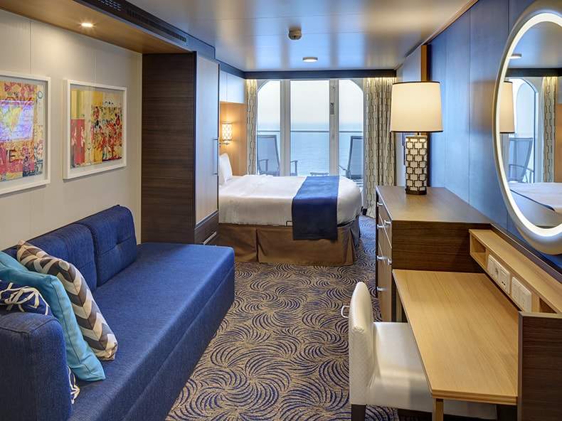 Odyssey of the Seas Connecting Ocean View Balcony (CB) cabin, photo 1 of 2